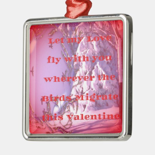 Ik vlieg met je naar valentijn.png metalen ornament (Links)