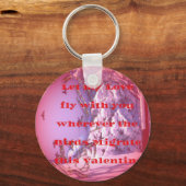 Ik vlieg met je naar valentijn.png sleutelhanger (Voorkant)