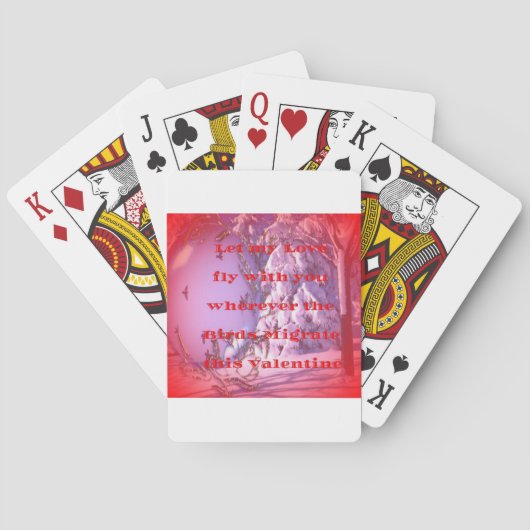 Ik vlieg met je naar valentijn.png speelkaarten (Achterkant)
