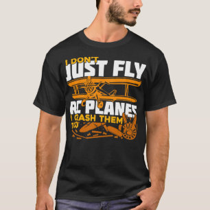 Ik vlieg niet alleen naar de vliegtuigen die ik oo t-shirt