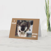 *IK VLIEG OVER JE* OP HET BIRTHDAY SHOW U HOEVEEL  KAART (Voorkant)