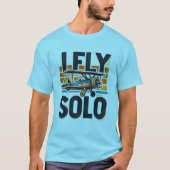 Ik vlieg solo, Sky Awaits 2 T-shirt (Voorkant)
