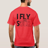 Ik vlieg solo: Sky Freedom 2 T-shirt (Achterkant)