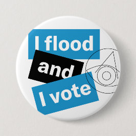 Ik vloed en ik stem Button