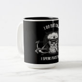 IK VLOEK NIET TWEEKLEURIGE KOFFIEMOK (Voorkant links)