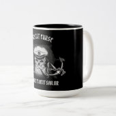 IK VLOEK NIET TWEEKLEURIGE KOFFIEMOK (Voorkant rechts)