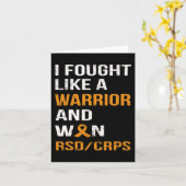 IK VOCHT ALS EEN KRIJGER EN WON RSD - CRPS KAART (Gele Bloem)