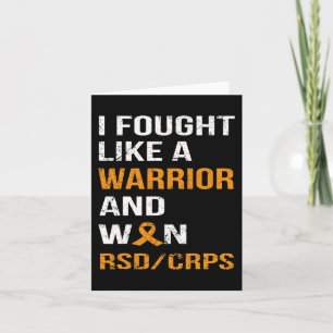 IK VOCHT ALS EEN KRIJGER EN WON RSD - CRPS KAART