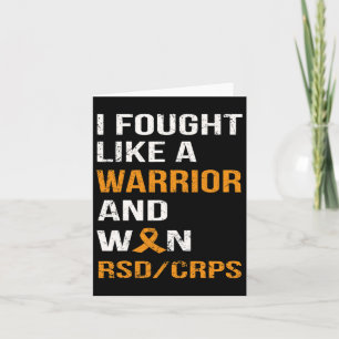 Ik vocht als een krijger en won RSD - CRPS Kaart