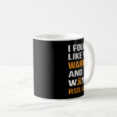 Ik vocht als een krijger en won RSD - CRPS Koffiemok (Voorkant rechts)