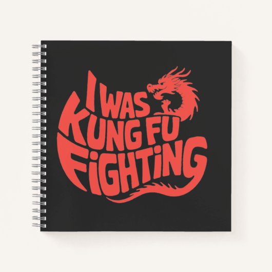 Ik vocht met kung fu notitieboek (Voorkant)