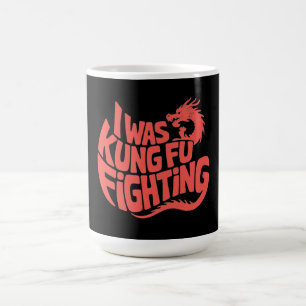 Ik vocht met kungfu koffiemok