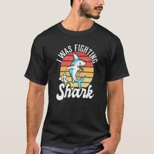 Ik vocht tegen een haaiengebroken been 1 t-shirt
