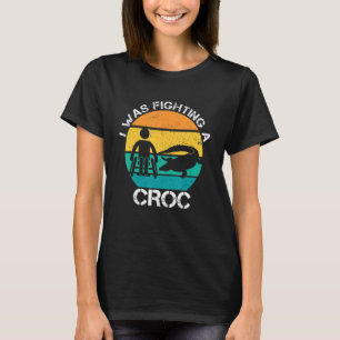 Ik vocht tegen een schimmelstoel Humor Handi T-shirt