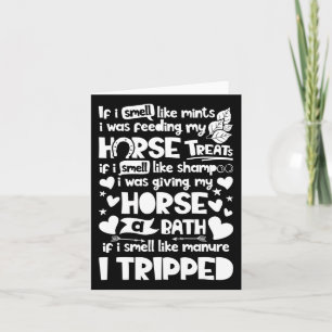 Ik voedde mijn paard rijden racen cadeau kaart