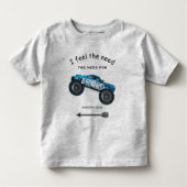 Ik voel de behoefte aan snelheid Pijl & Monstertru Kinder Shirts (Voorkant)