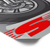 Ik voel de behoefte aan snelheid poster (Hoek)