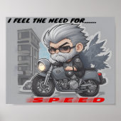 Ik voel de behoefte aan snelheid poster (Voorkant)