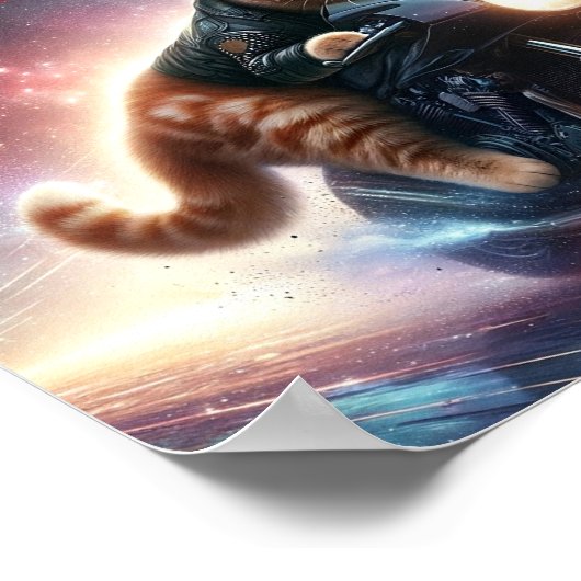 Ik voel de behoefte aan snelheid poster (Hoek)