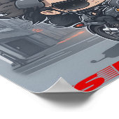 Ik voel de behoefte aan snelheid poster (Hoek)