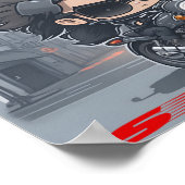 Ik voel de behoefte aan snelheid poster (Hoek)