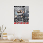 Ik voel de behoefte, de behoefte aan snelheid poster (Keuken)