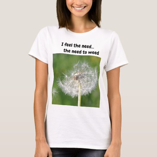 Ik voel de behoefte... de behoefte aan t-shirt (Voorkant)