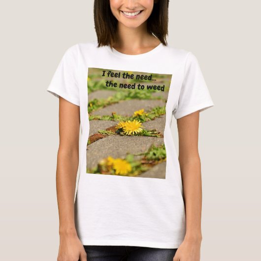 Ik voel de behoefte...de behoefte aan t-shirt (Voorkant)