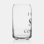 Ik voel een zonde aankomen blikvorm glas (Rechts)