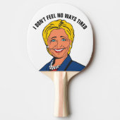 IK VOEL GEEN MANIEREN OM GETIRED HILLARY TAFELTENNISBATJE (Voorkant)