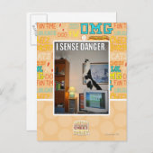 Ik voel gevaar briefkaart (Voorkant / Achterkant)