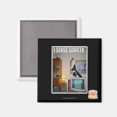 Ik voel gevaar magneet (Voorkant / Achterkant)