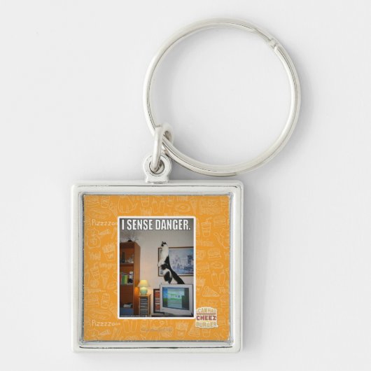 Ik voel gevaar sleutelhanger (Voorkant)