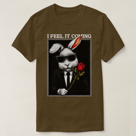 Ik voel het aankomen t-shirt (Design voorkant)