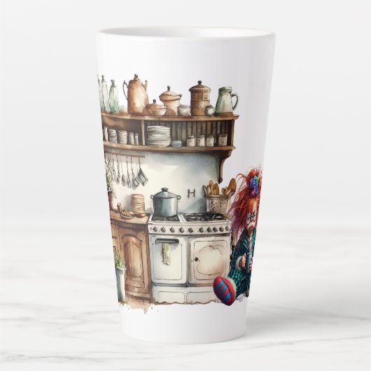 Ik voel het vandaag niet latte mok (Voorkant)