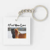 Ik voel je liefde - sleutelhanger (Achterkant)