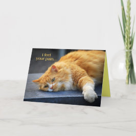 Ik voel je pijn — voel je snel Gesponnen Oranje ka Kaart