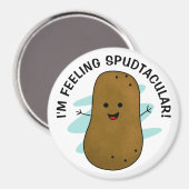 Ik Voel Me AardappelSpectaculair Magneet (Voorkant / Achterkant)