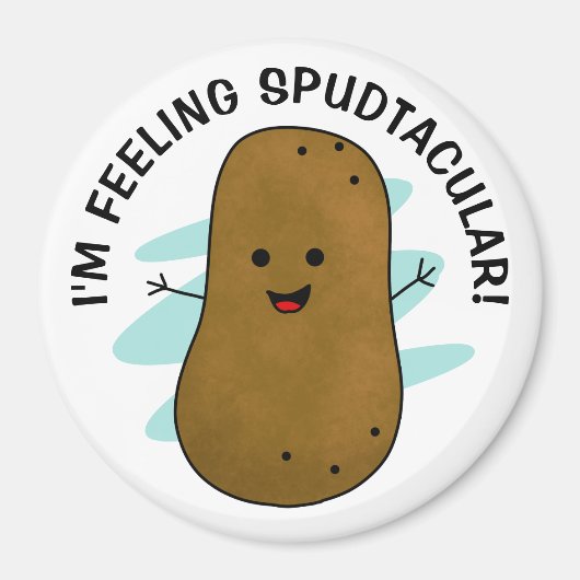 Ik Voel Me AardappelSpectaculair Magneet (Voorkant)