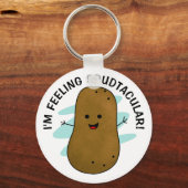 Ik Voel Me AardappelSpectaculair Sleutelhanger (Voorkant)