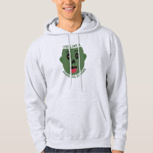 Ik Voel Me Als Een Herselloze Zombie Heren Hoodie