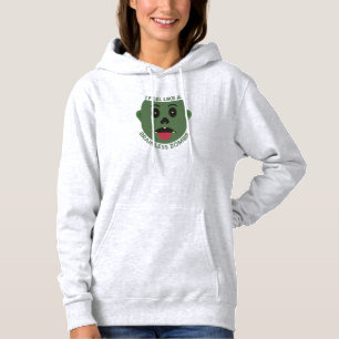 Ik voel me als een hersenloze zombie dames hoodie