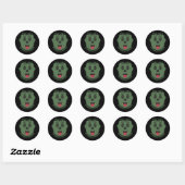 Ik voel me als een hersenloze zombie Sticker (Vel)