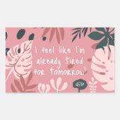 Ik voel me als... Sticker (Voorkant)