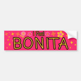 Ik Voel Me Bonita Esthetisch Groovy Bumpersticker
