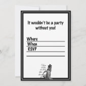 Ik voel me Dansend. Tik danskat Kaart (Achterkant)