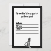 Ik voel me Dansend. Tik danskat Kaart (Achterkant)