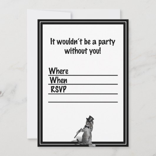 Ik voel me Dansend. Tik danskat Kaart (Achterkant)