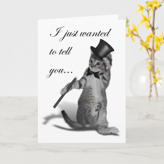 Ik voel me Dansend. Tik danskat Kaart (Gele Bloem)