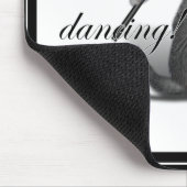 Ik voel me Dansend. Tik danskat Muismat (Hoek)